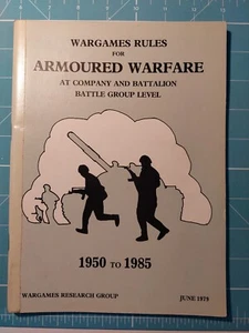 Armoured Warfare 1950 to 1985, Wargames Research Group, VGC, reference sheet inc - Picture 1 of 5
