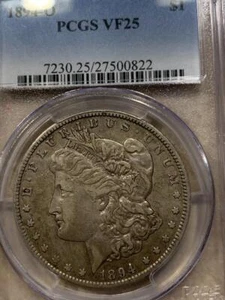 1894-O Morgan Silver Dollar Nice Original PCGS Graded VF-25 SKU# 35425 - Picture 1 of 3