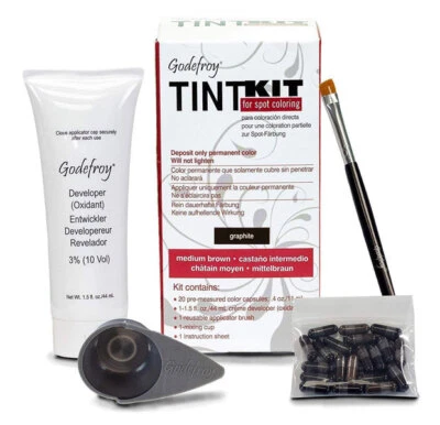 Godefroy Hair Color Tint Kit - Graphite 20 Application - Image 1 of 2