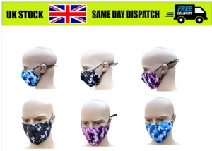 Camouflage Bicycle Face Covering Cycling Motorcycle Ski Half Face Cover Filter - Picture 1 of 14