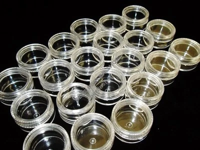 20 Perlenbox Dosen 39mm Schmuck Box Basteln Deko Sortierbox BEST B20#2 - Bild 1 von 3