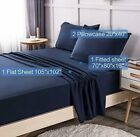 LIANLAM King Size Sheet Set - 6 Piece Bed Sheets - Super Soft Brushed Microfi...