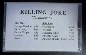 Killing Joke "Democracy" promotional cassette (Zoo Entertainment) - Picture 1 of 5