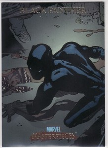 Marvel Masterpieces 2007 Foil Parallel Card #10 - Black Panther