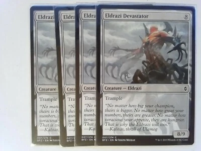 4x Eldrazi Devastator	 Battle for Zendikar - Magic the Gathering MTG Artifact - Image 1 of 2