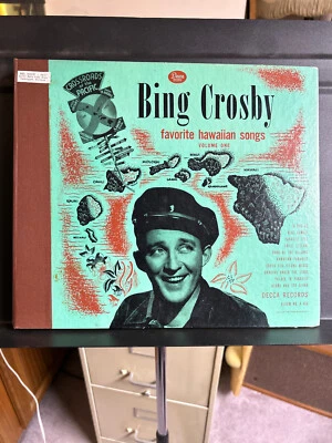 78 rpm Record 1946 BING CROSBY Juke Box Records Two Decca Sets Hawaiian Cowboy - Image 1 of 4