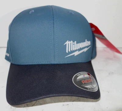 Milwaukee Blue WORKSKIN Performance Fitted Hat Large/Extra Large L/XL 507BL-LXL - Image 1 of 4