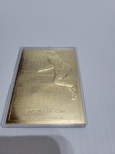 1996 KEN GRIFFEY JR BLEACHERS 23 KT KARAT GOLD CARD In 