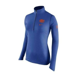 Nike Donna Florida Gators Mezza Zip Elemento Dri-Fit Top Large Blu - Foto 1 di 3