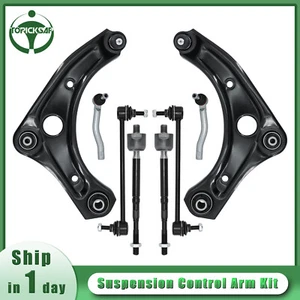 8Pcs Suspension Control Arms Kit w/Ball Joints For 2012 - 2018 Nissan Versa - Picture 1 of 10