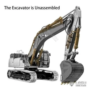 SK500LC LESU 1/14 Metall RC Hydraulikbagger Modellbausatz unlackiert DIY Digger - Bild 1 von 6