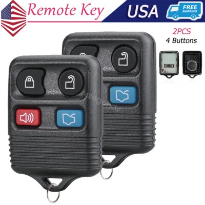 2 para 2004 2005 2006 2007 2008 2009 2010 2011 2012 Ford Focus mando a distancia llavero Foto 1 de 4