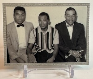 1991 AW Sports Muhammad Ali Joe Louis Sugar Ray Robinson Checklist 3 Card #101