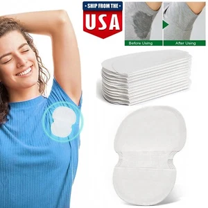 100× Disposable Armpit Sweat Pads Stickers Shield Guard Absorbing for Underarm - Picture 1 of 17