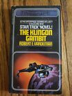 The Klingon Gambit. Star Trek Novel. Robert E. Vardeman