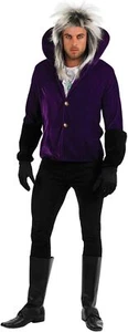 Men`s 80s Goblin King Adult Jareth Labyrinth Popstar Fancy Dress Costume M L XL - Picture 1 of 4