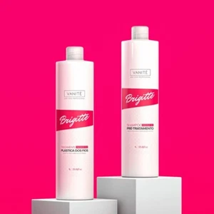 Vanité Brigitte Kit 2x 1L / 33.8 fl oz Keratin - Vanite New Diva Professional - Picture 1 of 7