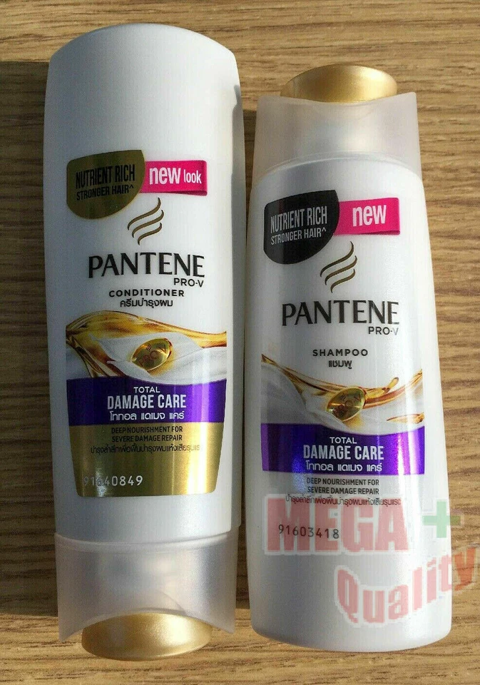 4 X Pantene Pro-v Total Damage Care Shampoo 70ml