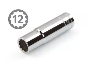 TEKTON 14237 1/2-Inch Drive by 9/16-Inch Deep Socket, Cr-V, 12-Point - Picture 1 of 2