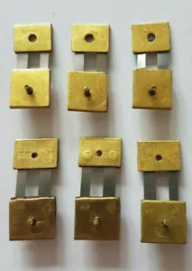 6x Assorted Brass Clock Pendulum Suspension Springs, English,German SU1 - Picture 1 of 1
