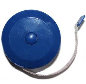 Body Measuring Tape 150cm Fabric Dressmakers Sewing Retratable Diet Ruler BLUE - Picture 1 of 4