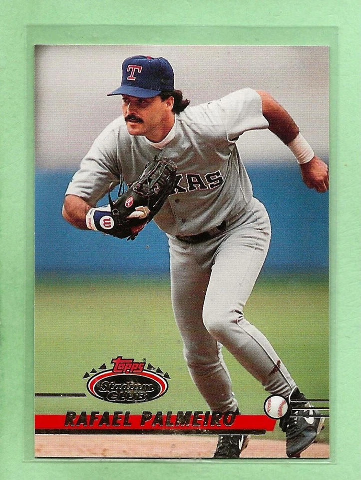 RAFAEL PALMEIRO - 1993 Stadium Club - #115 - Rangers - Comb. Shipping - Image 1 of 1