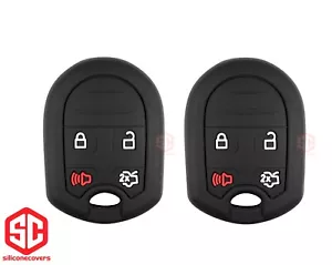 2x New KeyFob Remote Fobik Silicone Cover Fit / For Select Ford Lincoln Vehicles - Bild 1 von 2