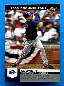 2008 Upper Deck Documentary Ryan Braun #151 - Picture 1 of 2