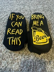 Se riesci a leggere questo portami una birra calzini - Foto 1 di 3