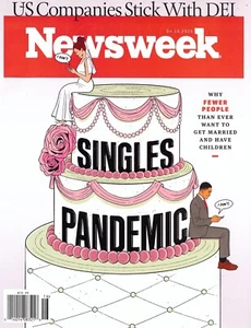 NEWSWEEK MAGAZINE - APRIL 18, 2025 - SINGLES PANDEMIC - Picture 1 of 1