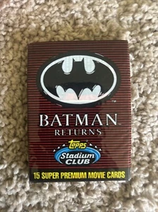 1991 Topps Stadium Club Batman Returns Sealed Trading Card Pack NEU!! - Bild 1 von 2