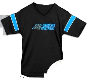 NWT NFL CAROLINA PANTHERS FRANKLIN FOOTBALL MESH MEDIUM YOUTH BOYS KIDS JERSEY - Picture 1 of 4