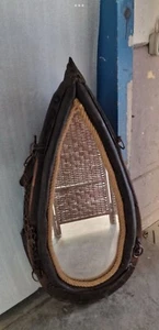 Großes antikes Pferdekummet mit Spiegel/ Wanddeko Fur Gaderobe Deko Reiter  - Bild 1 von 5