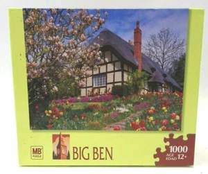 Neu im Karton MB Big Ben Eastnor Cottage England 1000-teiliges Puzzle VERSIEGELTE VERPACKUNG 2006 - Bild 1 von 6