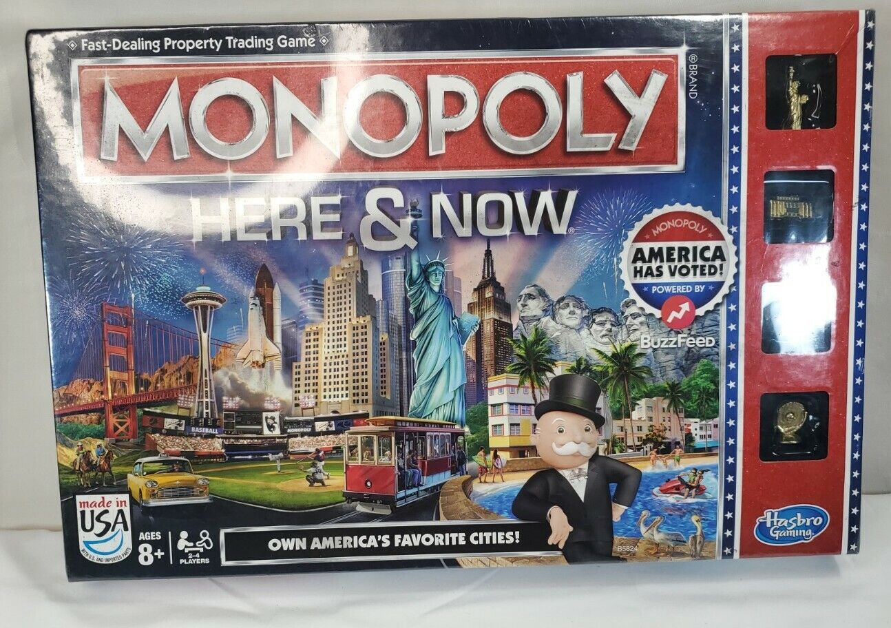 Monopoly Here & Now Los Favoritos Del Mundo Spanish Espanol Very RARE for sale online 