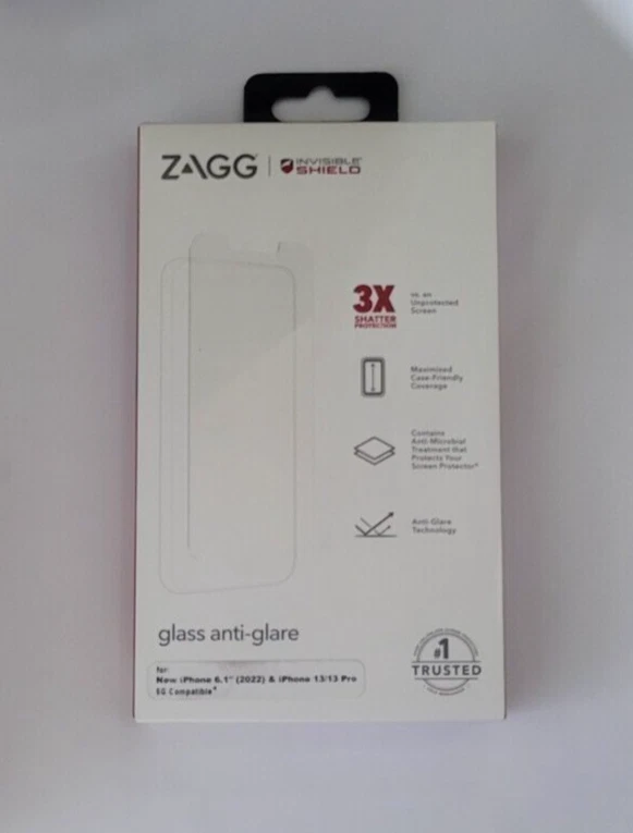 ZAGG Invisible Shield Anti-Glare Glass for iPhone 13 / 13 Pro / 14 6.1" - Image 1 of 1