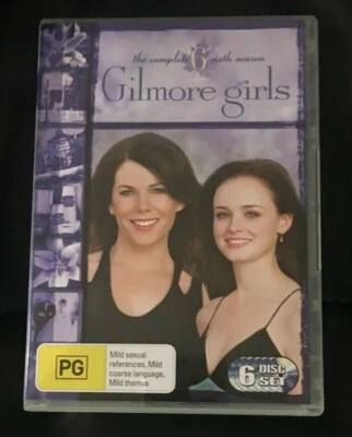Gilmore Girls : Season 6 (DVD, 2007, 6-Disc Set) Very Good Condition Region 4 - image 1 of 4
