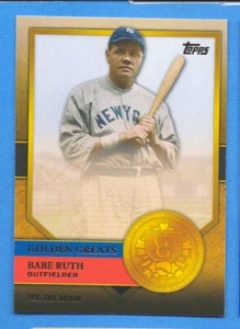 Topps Golden Greats 2012 #GG74 Babe Ruth Yankees - Imagen 1 de 1