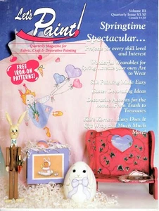 Let's Paint Quarterly Magazine Volume III, Painting Projects Wood Fabric Paper - Bild 1 von 3