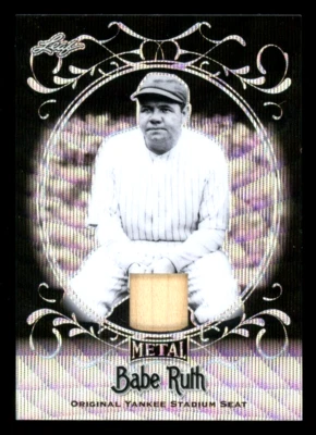 Asiento original del estadio Yankee 2019 Leaf Metal Baseball Babe Ruth Salón de la fama 2/3 YS-20 casi nuevo-como nuevo Foto 1 de 2
