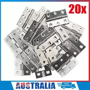 20X Stainless Steel Butt Hinge Door Window Cabinet Furniture Hardware Hinges NEW - Picture 1 of 10