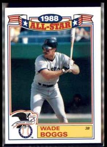 1989 1988 All-Star Red Sox Leaders - Wade Boggs/Spike Owen Boston Red Sox #4