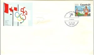 1976 Canada Post Olympics Special Embossed & Cancelled Football Event Cover - Picture 1 of 1