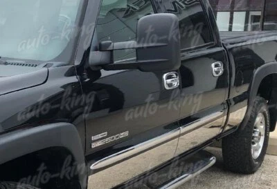 MIRROR CHROME DOOR HANDLE BOWL COVER CAP FIT 2000-2006 GMC YUKON XL 1500 2500 - Image 1 of 3