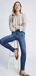 Anthropologie Pilcro and the Letterpress Women's Seamed High-Rise Denim Jeans 32 - Picture 1 of 6