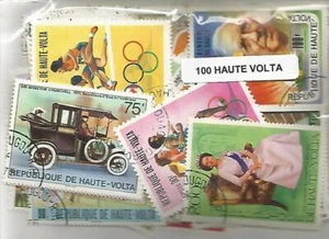Lot de 100 timbres de haute Volta - Picture 1 of 1