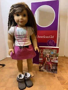 American Girl 2015 Grace Doll and Paperback Book - Picture 1 of 22