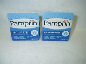 2 Boxes Pamprin Maxium Strength Multi Sympton Menstrual Pain Refief 40 Caplets - Picture 1 of 6