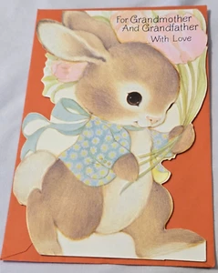 Grandmother & Grandfather Easter Greeting Card Stand-up, Fuzzy - Hallmark - Picture 1 of 9