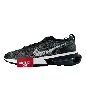 Nike Air Max Flyknit Racer Black White - Size 8 - DJ6106 001 - Picture 1 of 5